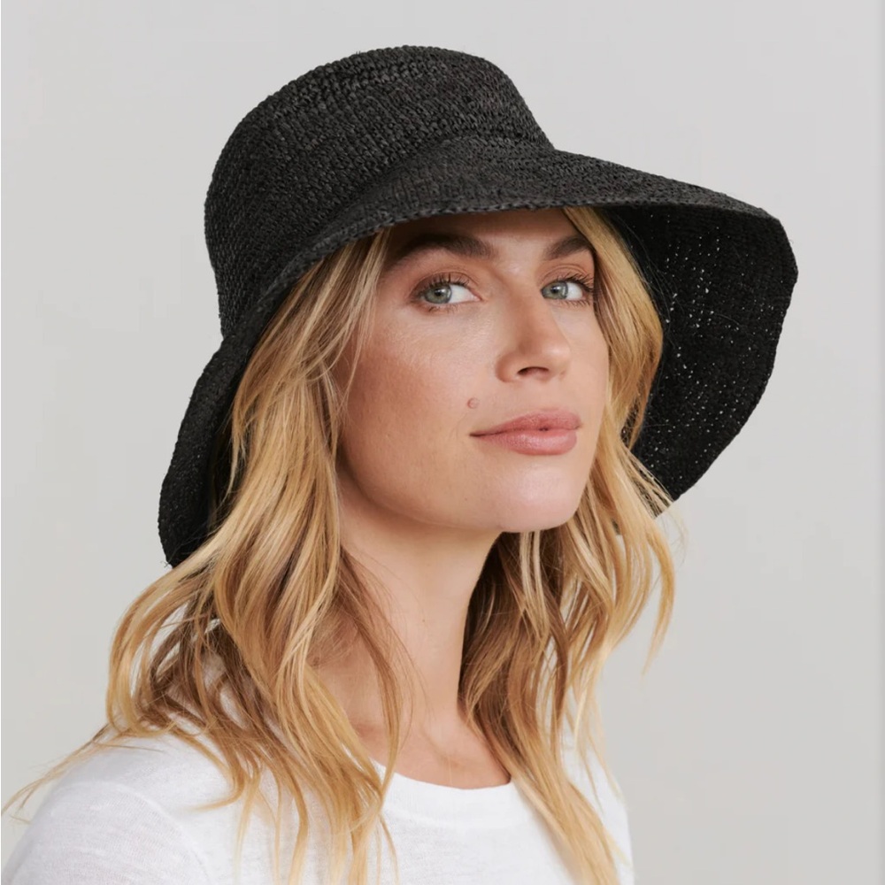 Jenni Kayne Crochet Raffia Sun Hat - size S/M